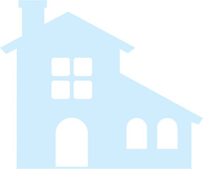 겨울 집 일러스트 Winter House Illustration