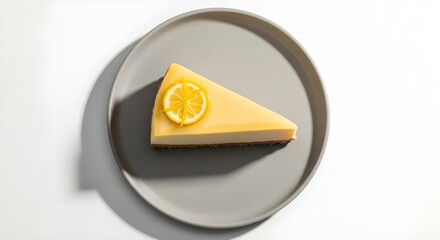 Yuzu Cheesecake Slice