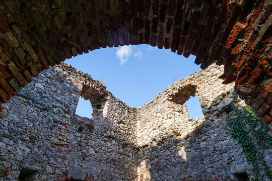 Samobor Castle in Croatia on a Sunny Autumn Day