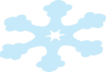 스노우 컨페티 일러스트 Snow Confetti Illustration