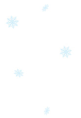 스노우 컨페티 일러스트 Snow Confetti Illustration