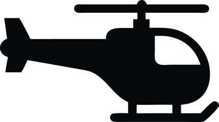 a beautiful helicopter silhouette