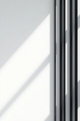 Subtle black stripes on bright white backdrop, creating sleek visual , simple, texture, abstract