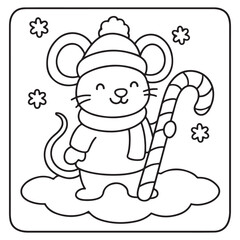 cute candle with holly bold & easy cute christmas coloring page, Whimsical Gingerbread House Coloring Pages for Kids & Adults, Christmas Coloring Pages, bold & easy cozy winter coloring book pages,