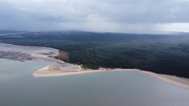 ile d oleron in france (atlantic ocean) by drone