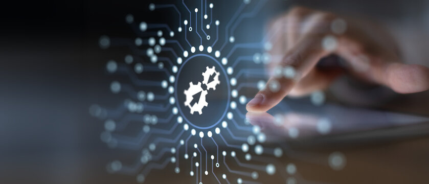 System Integration and Digital Connectivity Illustrated as Technology Concept.