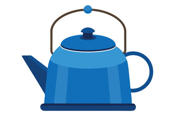 camping kattle on white background