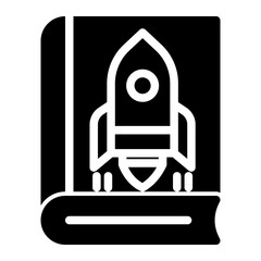 Instruction Manual Standard Guideline icon from the Customer Development icon collection (Glyph Style)