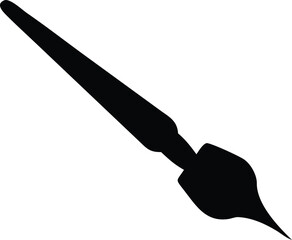 brush vector silhouette illustration