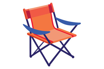 camping chair on white background