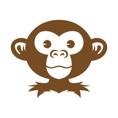 Monkey icon image design