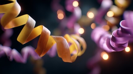 Illuminated DNA Strands on Digital Screen in Biochemical Analysis Environment with Warm Studio Lighting, Wide Shot, Selective Focus