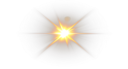 Png Golden Starburst PNG Overlay on transparent background