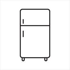 Fridge icon. fridge vector icons for web design isolated on white background eps 10