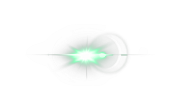 Png Green Lens Flare PNG Overlay on transparent background - Powered by Adobe