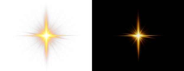 Png Golden Starburst PNG Overlay on transparent background