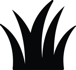 grass silhouette vector