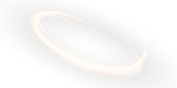 Gold spiral wave PNG with bright shimmer and elegant glow — premium arc PNG Overlay on a transparent background for event posters, holiday cards, and web headers. - Powered by Adobe