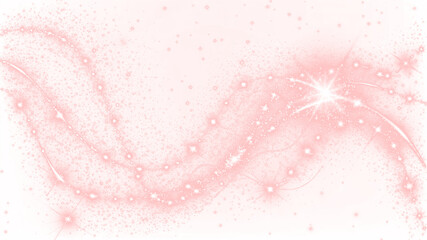 Luminous ribbon curve PNG Overlay on transparent background showing a graceful wave trail and fine glitter for sleek layouts.