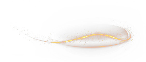 Glowing filament loop PNG Overlay on transparent background with fine dust spray for subtle movement.