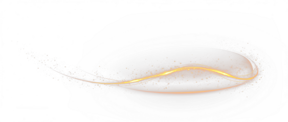 Glowing filament loop PNG Overlay on transparent background with fine dust spray for subtle movement.