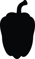 just a capsicums vector art with a white backgroun