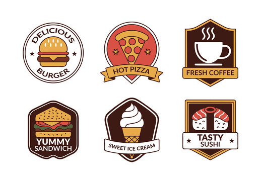 Food Badge Design Layout