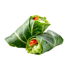 Fresh Vegetable Wraps with Transparent Background for Design Projects