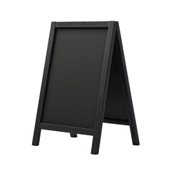 Versatile Black A-Frame Sign Stand for Indoor Use - Professional Display Solution