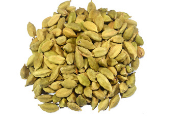 Cardamom, an aromatic spice from the seeds of plants in the ginger family, known for its warm, slightly pungent, and complex flavor, used in both sweet and savory dishes across various cuisines