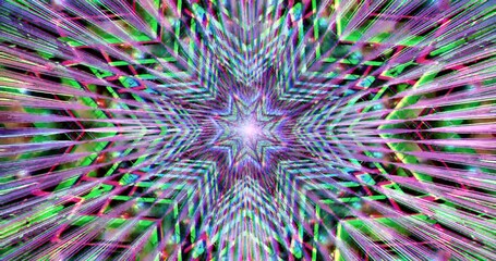 Tunnel video loop featuring vivid colors and dynamic patterns for an engaging screensaver experience