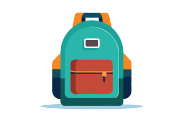 travel bag isolated on white background