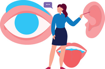 EPS  The girl is talking about ear sound