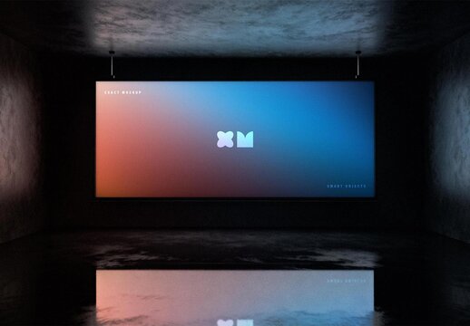 Glowing Screen Mockup