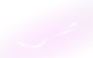 Swivel curve PNG Overlay on a transparent background with clean motion blur and glitter dots for headers.