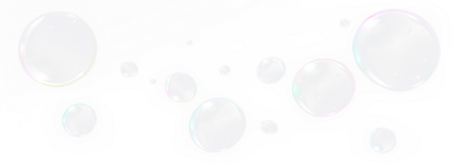soft watercolor soap bubble PNG overlay with gentle iridescence on a transparent background. Light foam reflections and rainbow tones add a fresh, playful, and summery charm to any design.