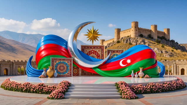 Azerbaijan Independence Day celebration in Baku, Azerbaijan