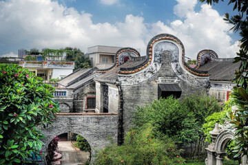 Foshan city, Guangdong, China. Shunde Lunjiao Mingshi Garden boasting a history of over 130 years,...