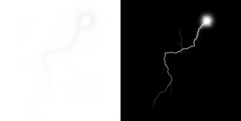 Png PNG Lightning Overlay with Transparent Background for Electric Effect