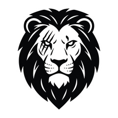 lion head vector illustration