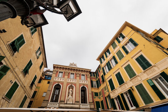 The old fishermen village of Varazze in the italian riviera nearby the city of Savona.