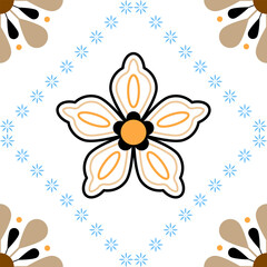 Geometric, ethnic oriental ikat seamless pattern treditional Design for background, carpet wallpaper, clothing, wrapping, batik, fabric, Vector illustration, embroidery style.  