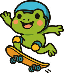Froggy Skate Time