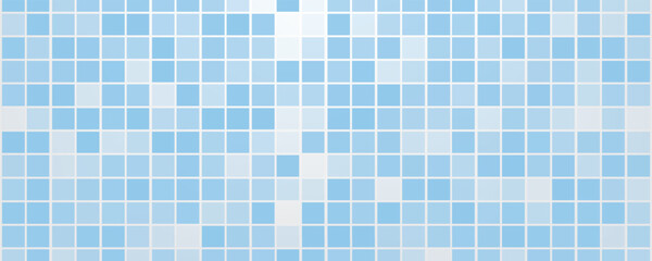 Ceramic blue pastel seamless tile pattern, bathroom and pool tile, tile background, ceramic tile wall, blue pastel background 3d render illustration