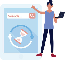 The girl is pointing reloading website