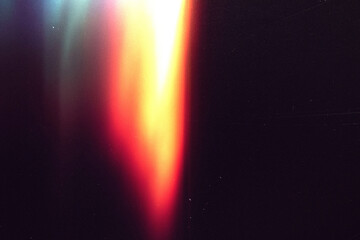 light leak overlay effect with scratch dust and red light leaks,retro grain noisy film flare on...