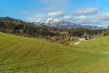 Snow-capped Peak in Austria