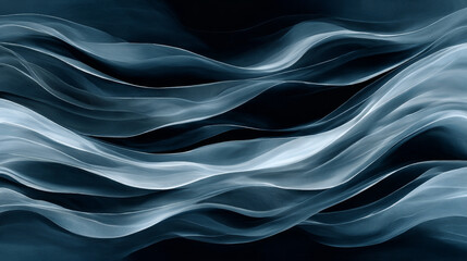 Obraz premium Beautiful luxury 3D modern abstract neon background consisting of waves with slight digital effect. 3d illustration, 3d rendering modern business background wallpaper, wavy lines background