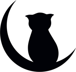 cat silhouette vector
