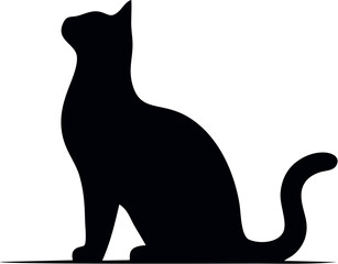 black cat silhouette